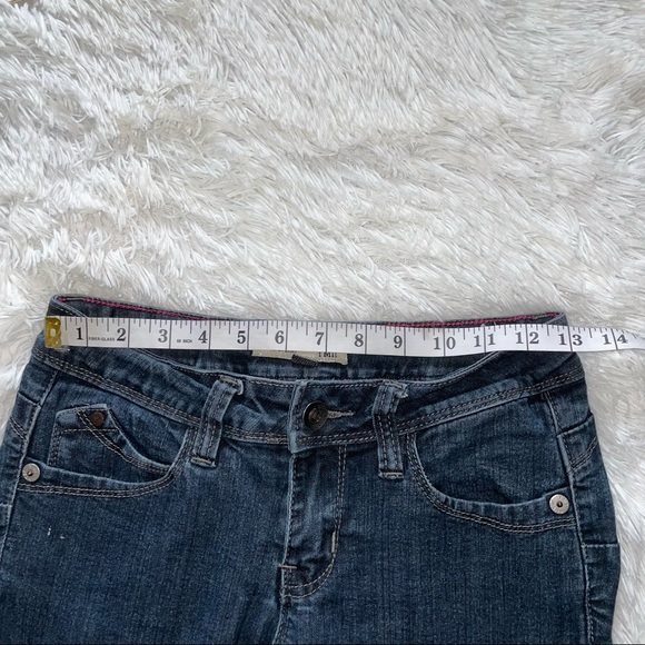 YMI Super Skinny Foxy Jeans size 5 Dark Blue pants Stretch Denim Womens JRs * - Picture 11 of 13